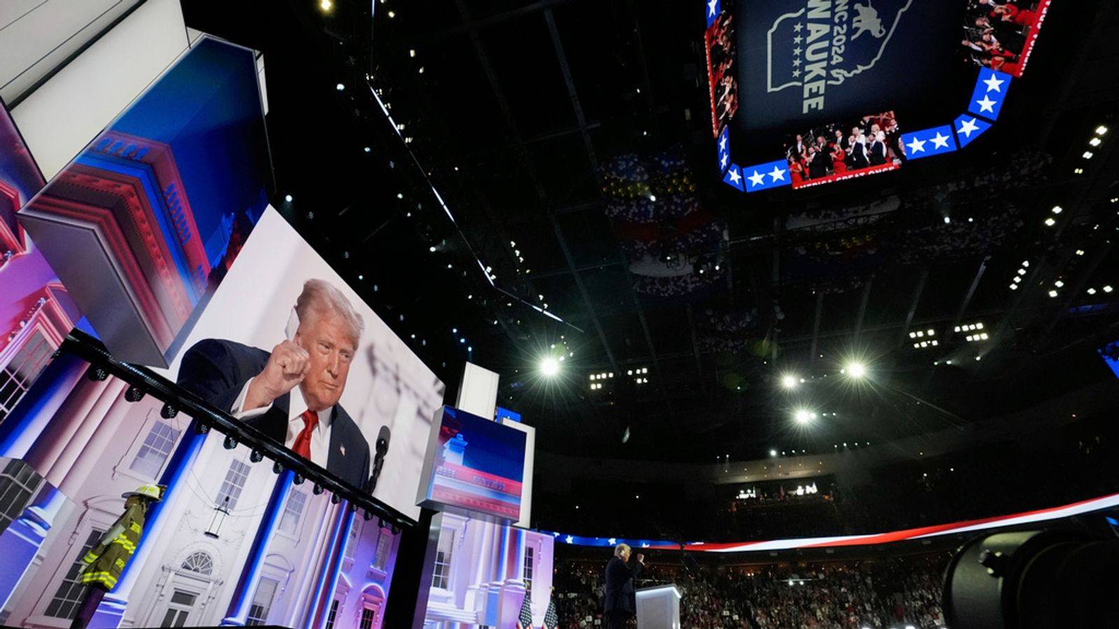 トランプ氏、共和党全国大会の締めくくりにファシズム的な暴言を吐く