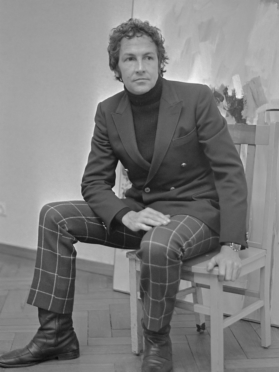 Painter Robert Rauschenberg (1925