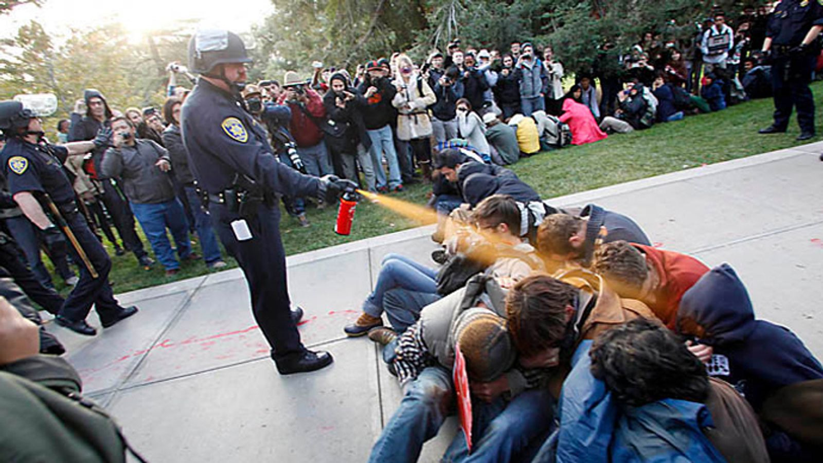 Officer who pepper sprayed UC Davis students awarded 38,000 World