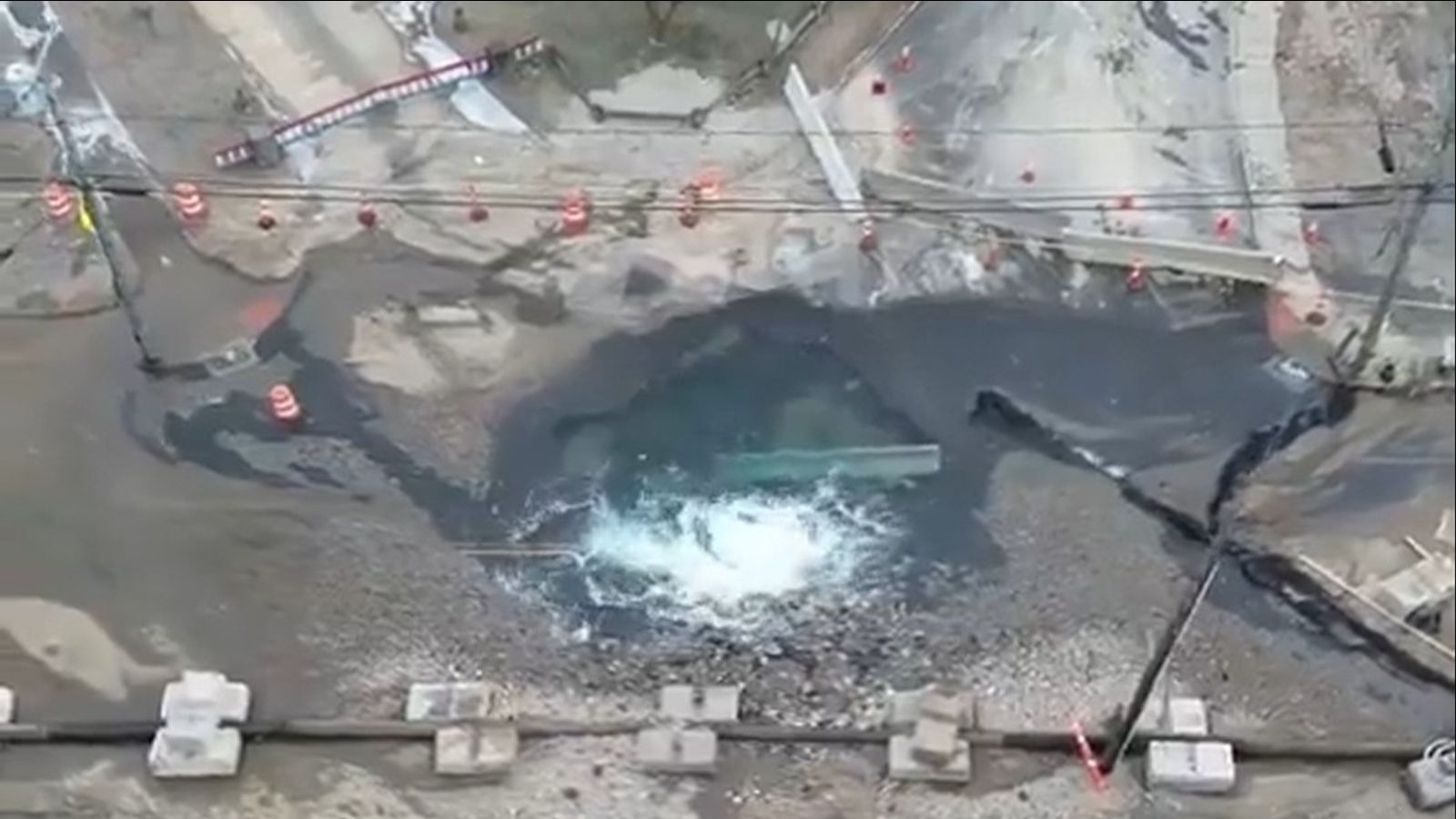 Water main break in Waterbury, Connecticut, exposes decrepit state of New England infrastructure