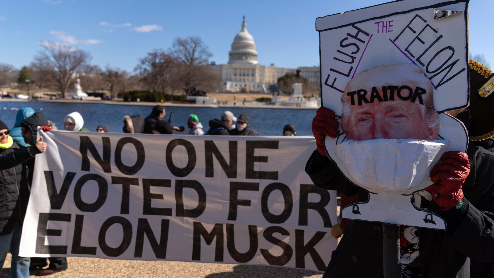 Miles de personas protestan contra los ataques a inmigrantes