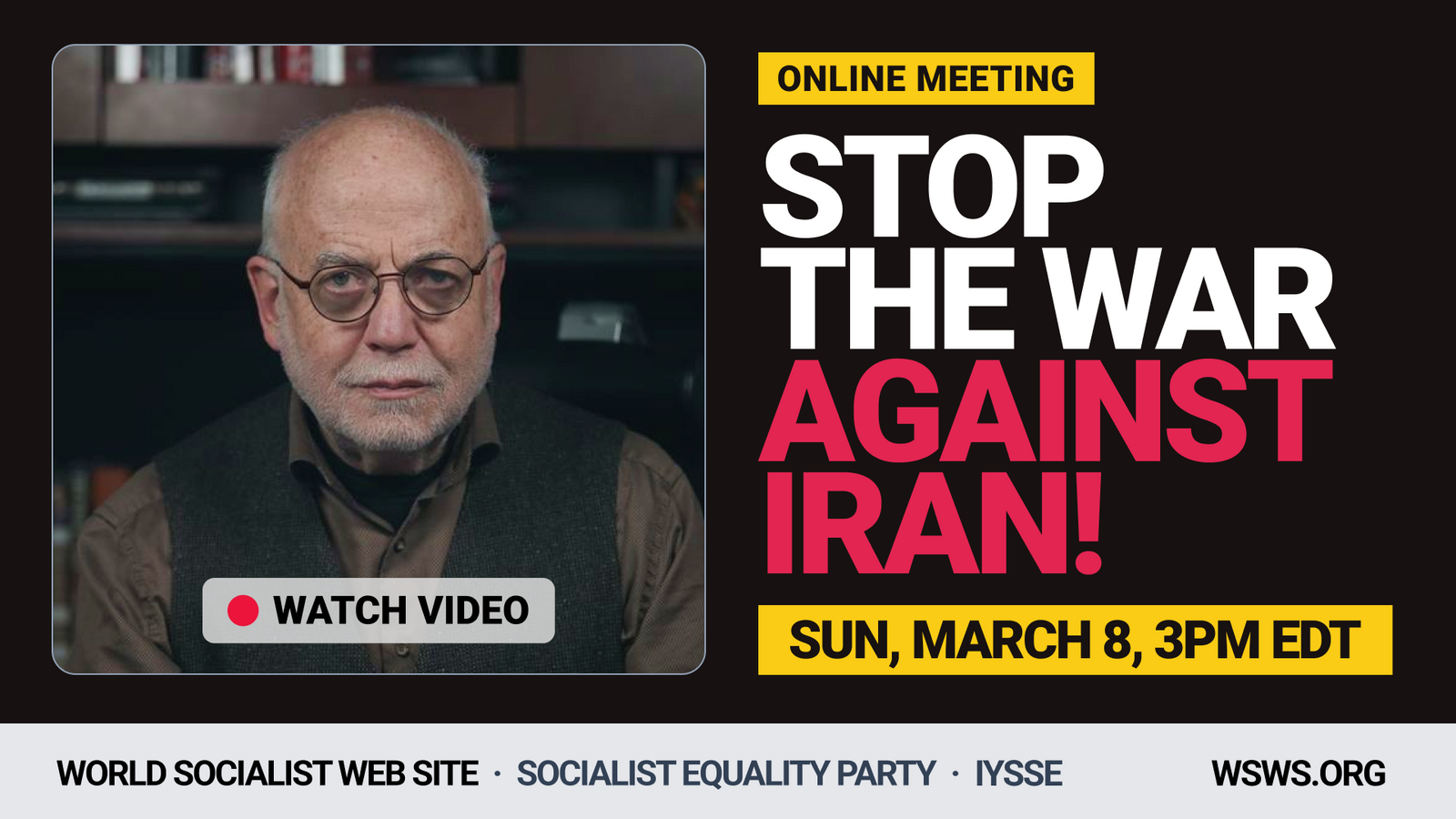 Halte à la guerre d’extermination impérialiste contre l’Iran !