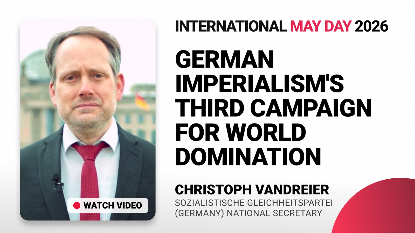 German imperialism’s third campaign for world domination