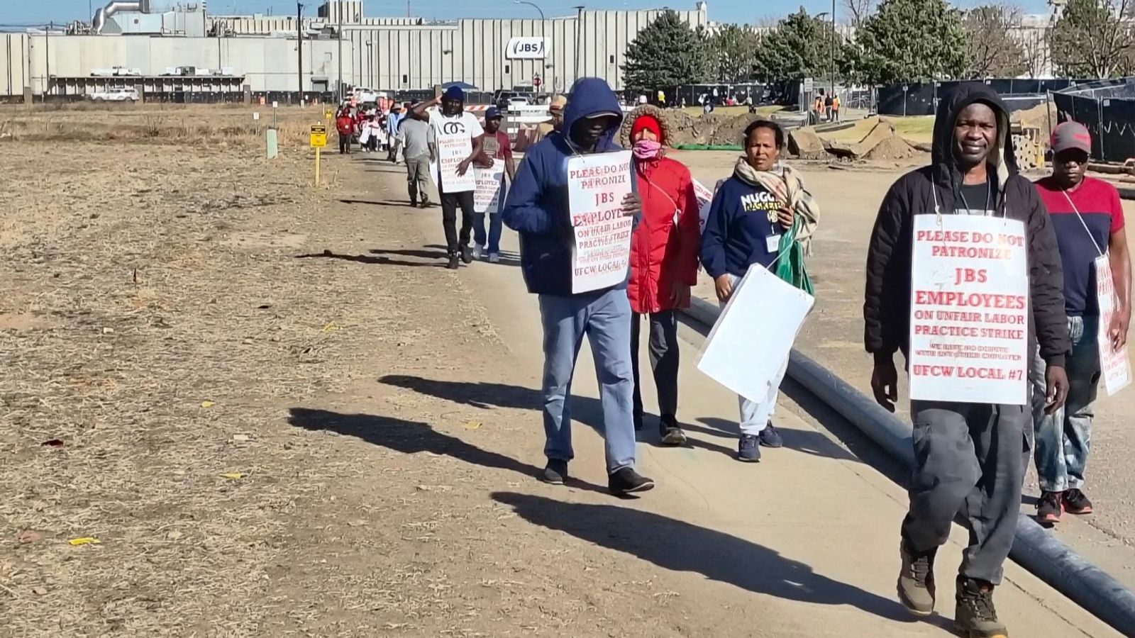 In show of defiance, JBS workers in Greeley, Colorado extend strike into third week