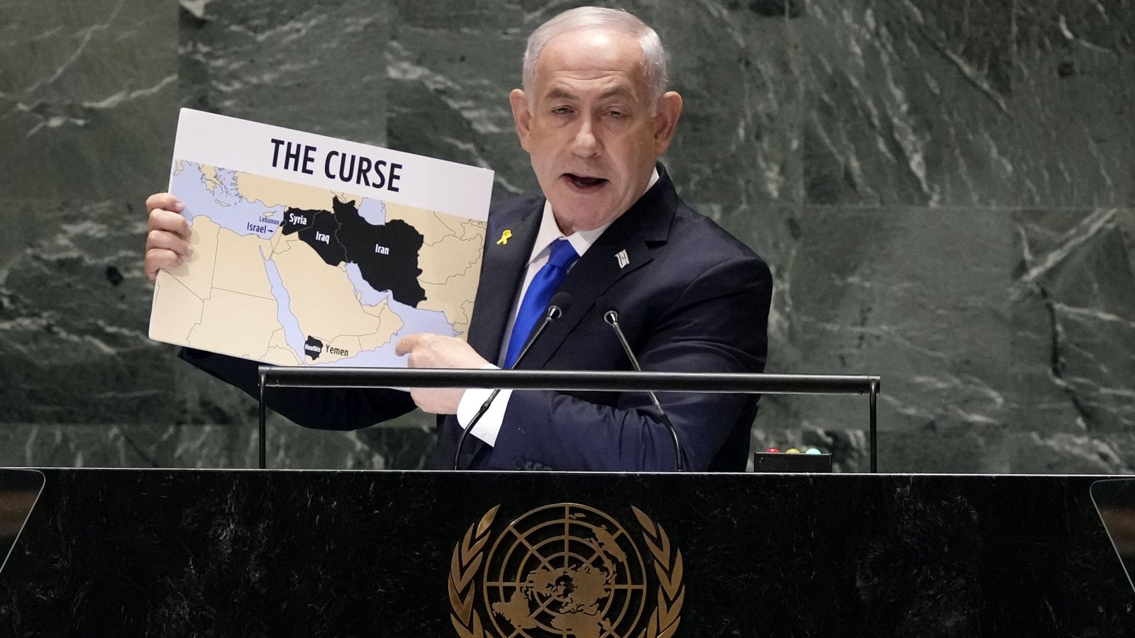 Netanyahu declares allout war at UN, then Israel slaughters hundreds