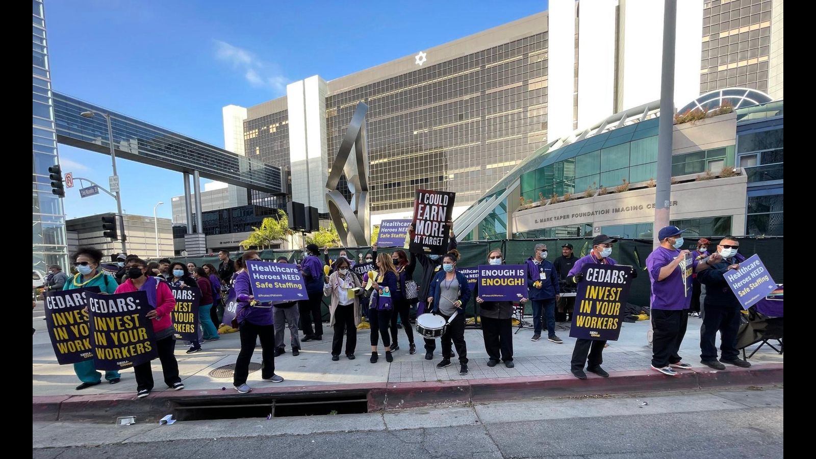 Cedars-Sinai Hospital workers speak out as union ends strike without  agreement - World Socialist Web Site