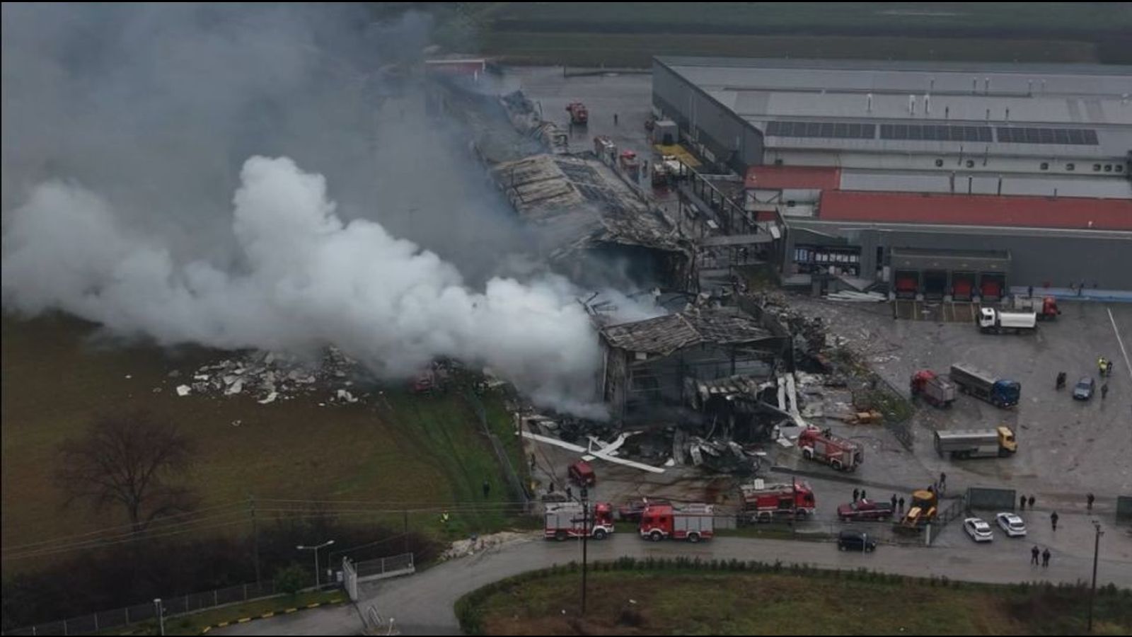 Five workers killed in massive biscuit factory explosion in Greece