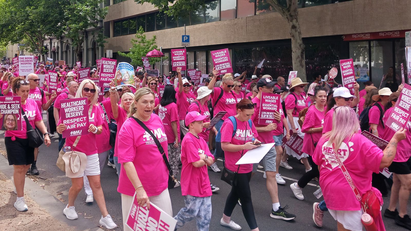 Australia: Union officials stop striking health workers speaking to SEP members at Melbourne rally
