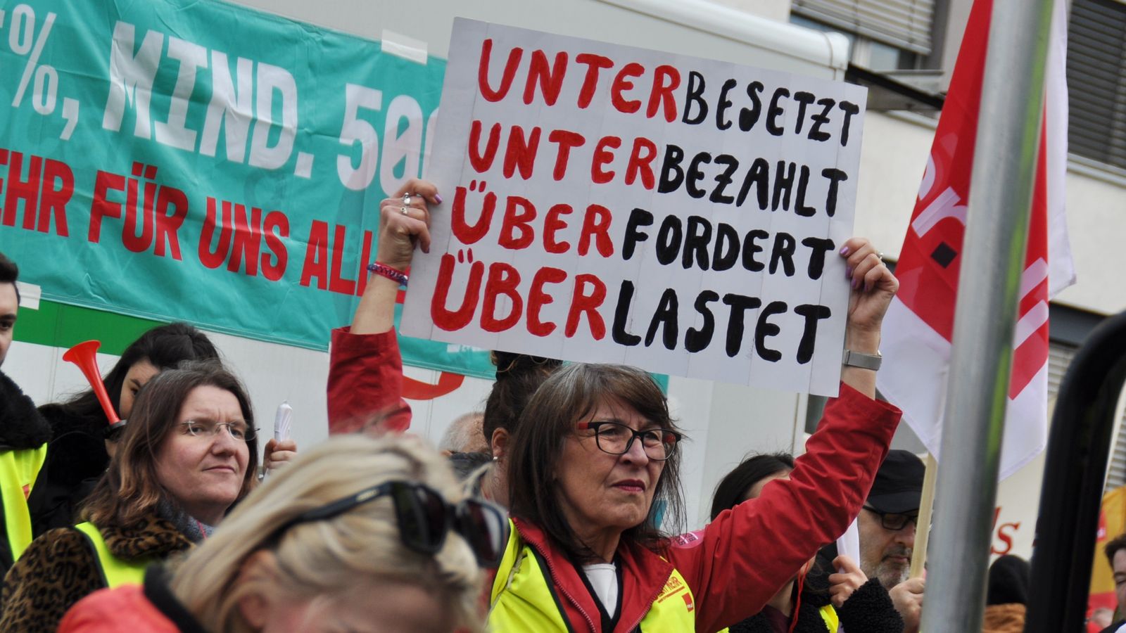 Nouvelles grèves d’avertissement dans le secteur public allemand