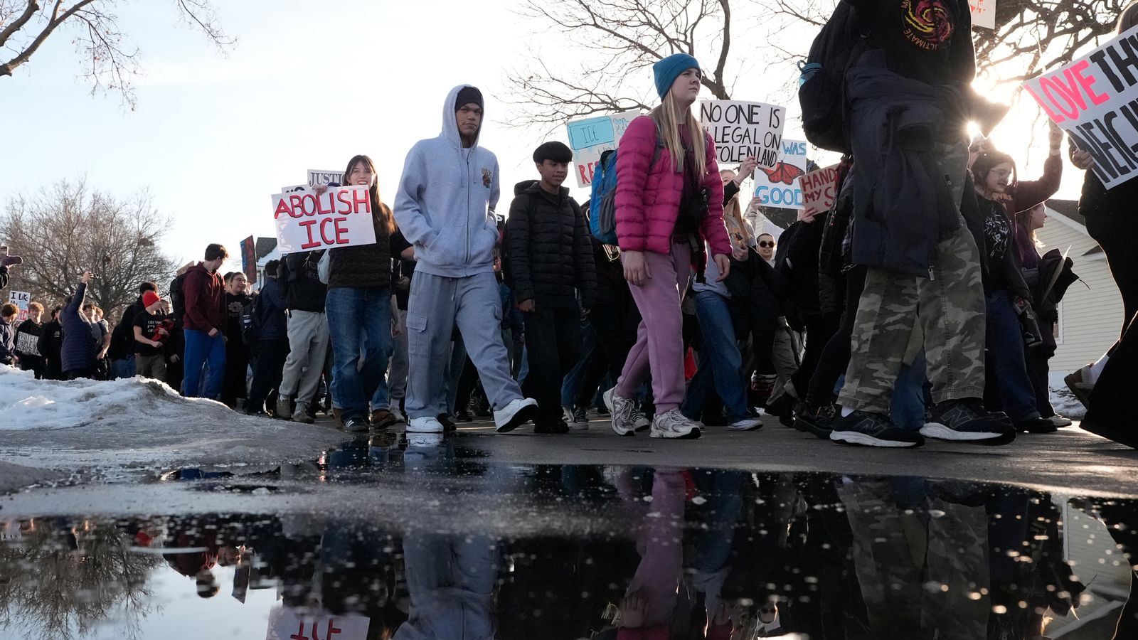 Protests and student walkouts expand, as Trump escalates Minneapolis occupation with 1,000 agents
