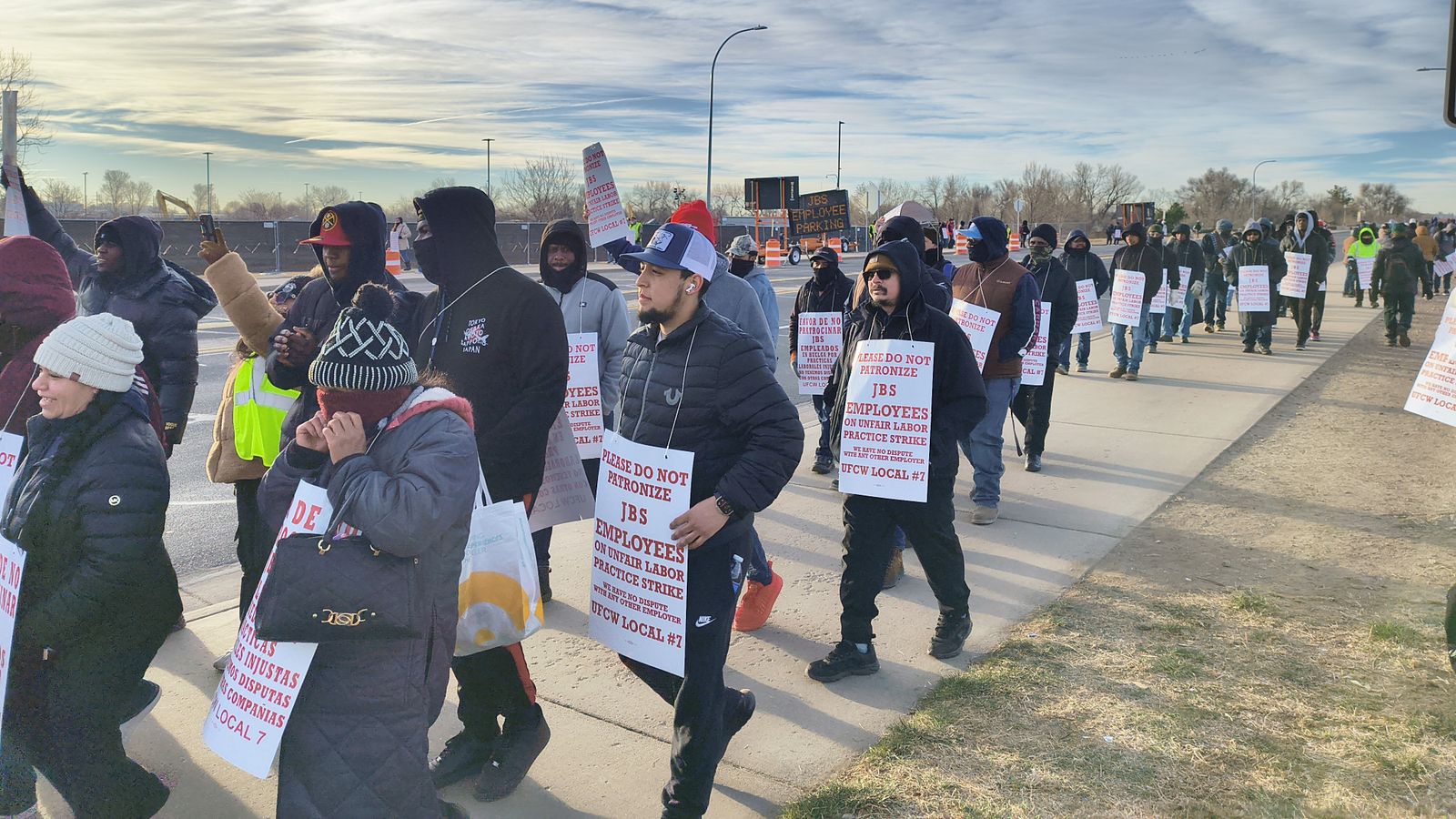 “Without immigrants, there is no food, there is no work”: JBS meatpackers defend immigrants as historic strike continues at Greeley, Colorado plant