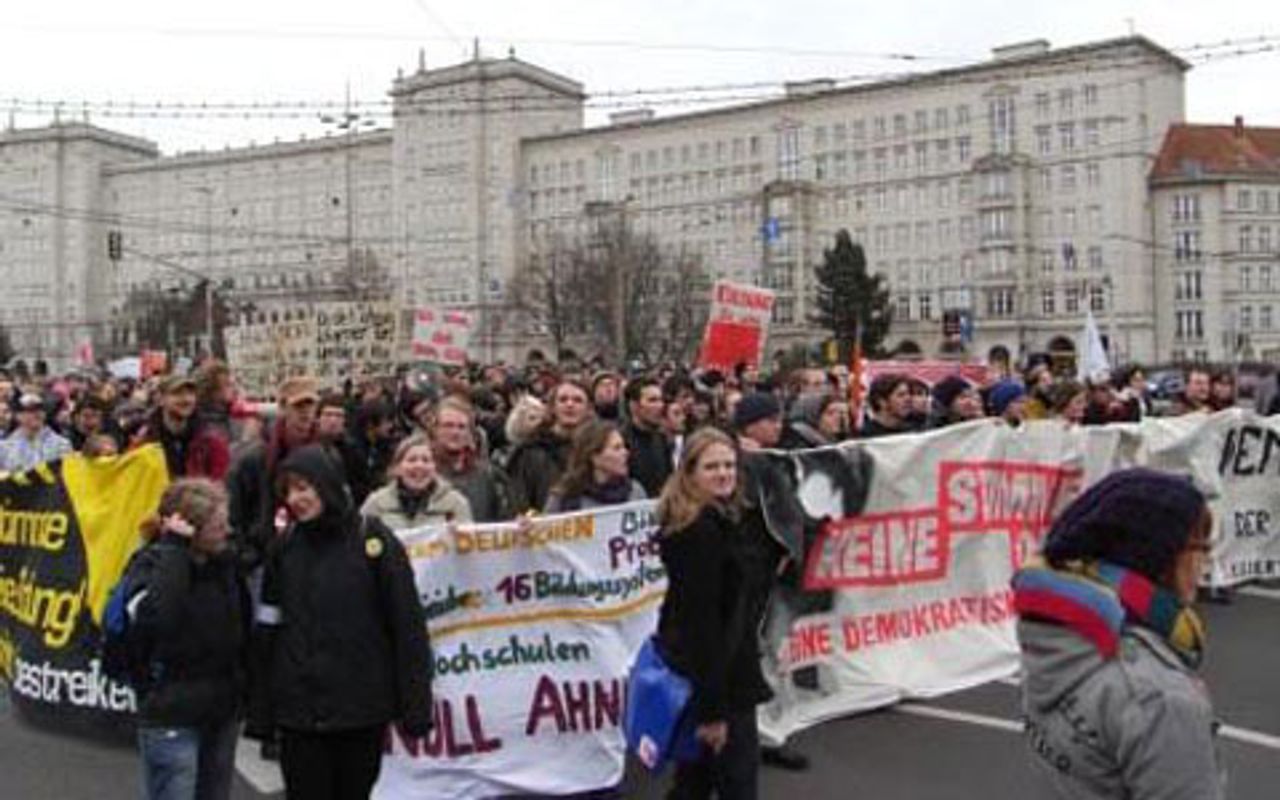 Die Demonstration in Leipzig