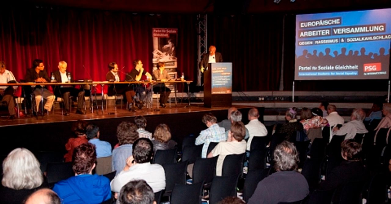 Die Versammlung im Tempodrom