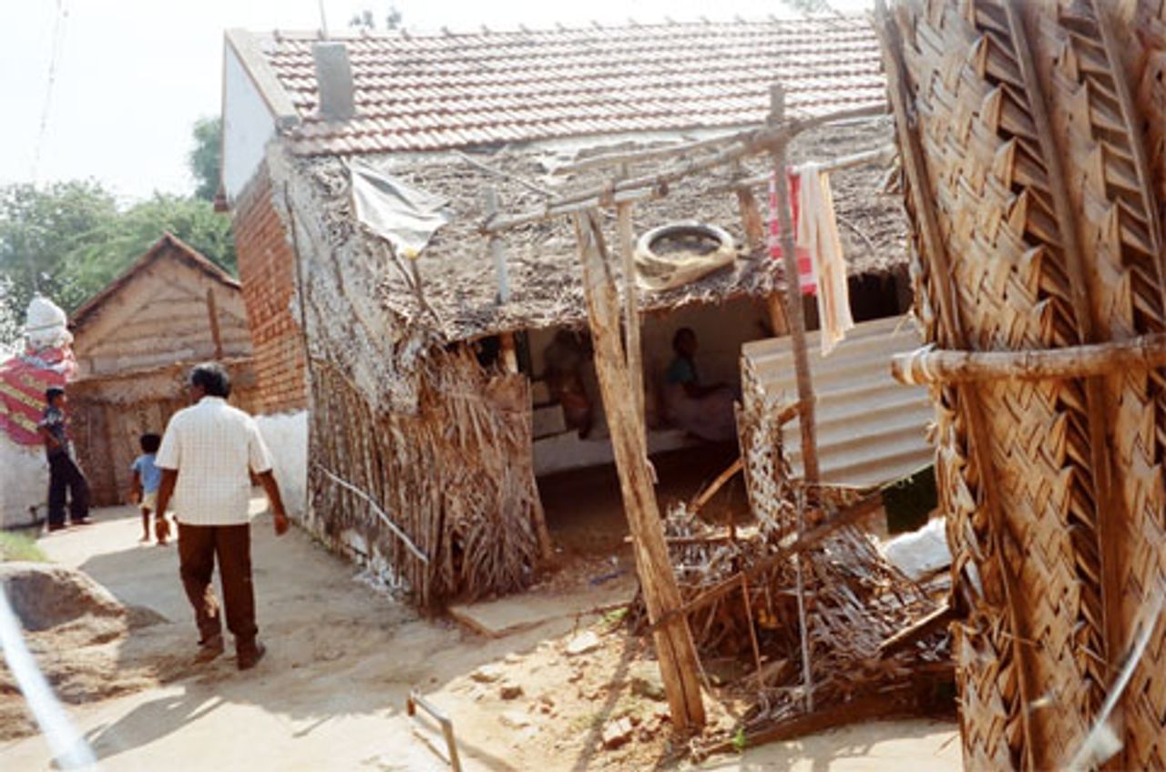 Wohngebiet von Textilarbeitern