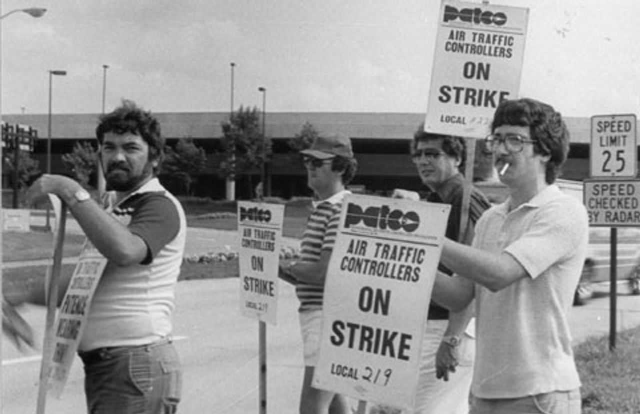 Streikposten von PATCO