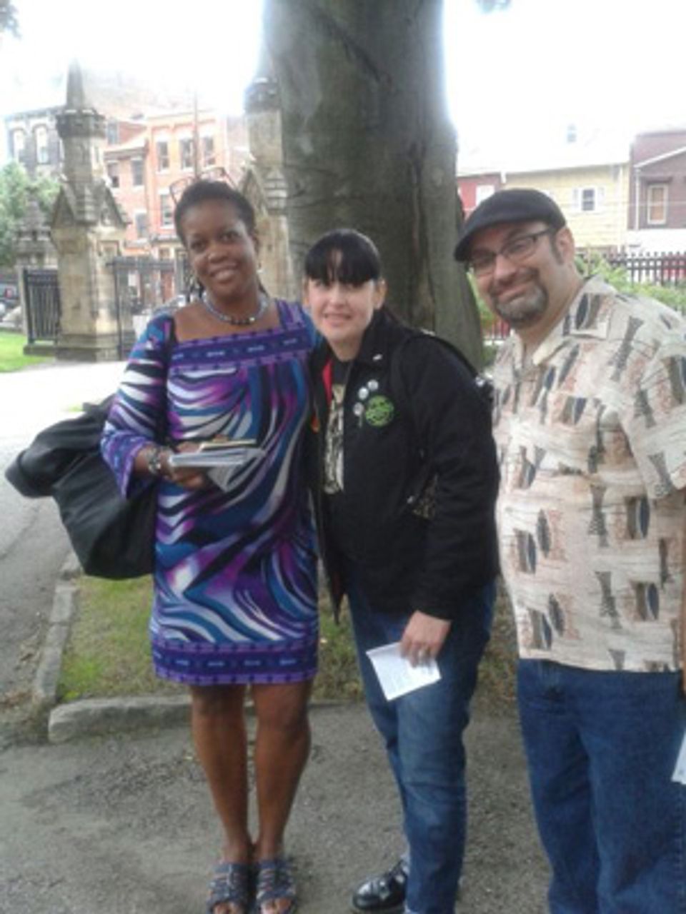 Phyllis Scherrer mit Bill und Michelle Hahner