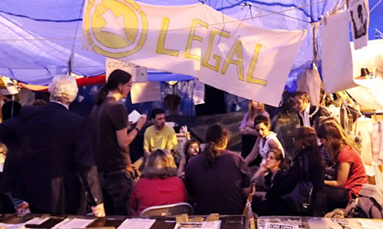 Eine Versammlung der Juristengruppe