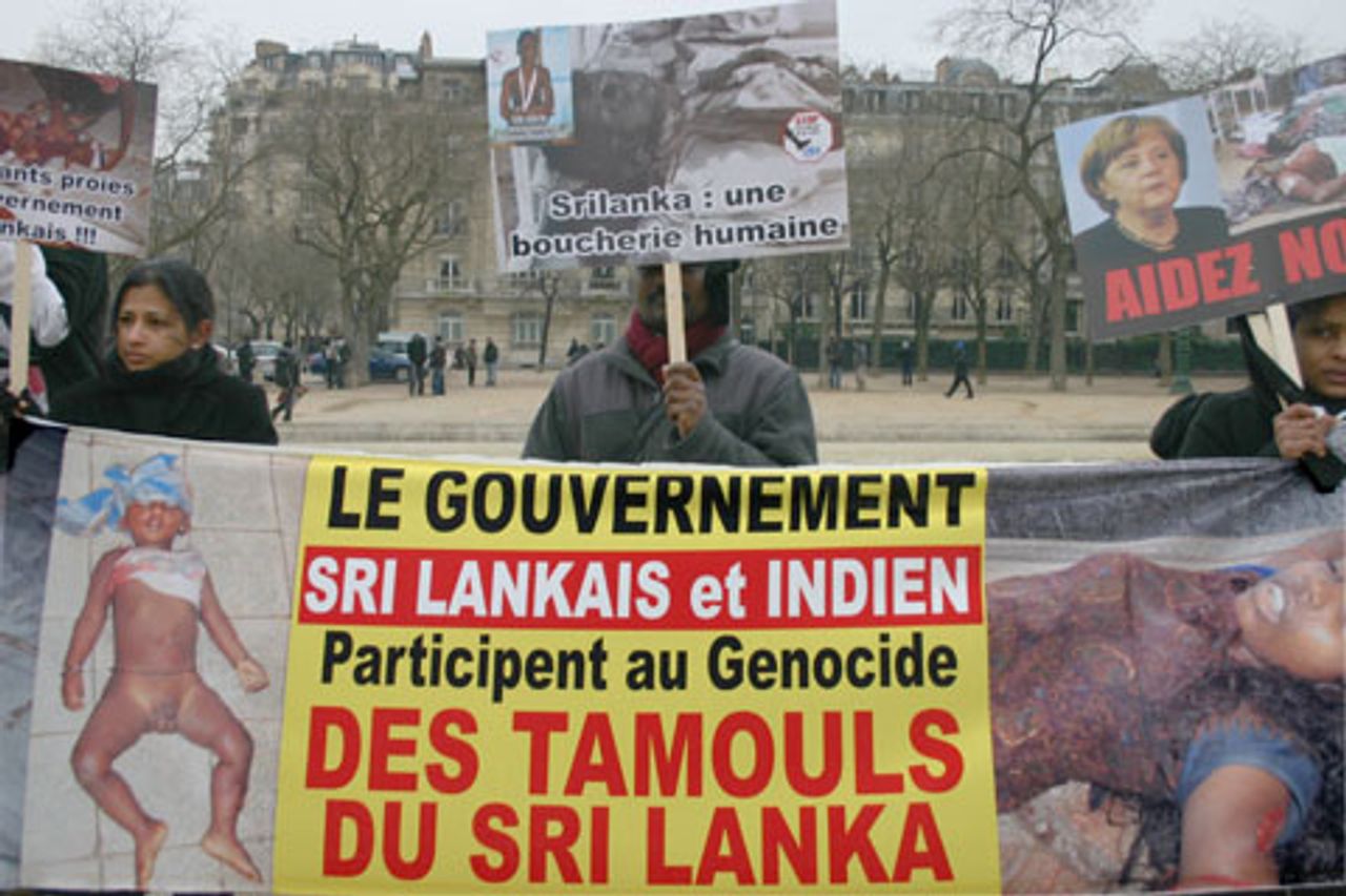 The Sri Lankan and Indian governments are committing genocide against the Tamils in Sri Lanka