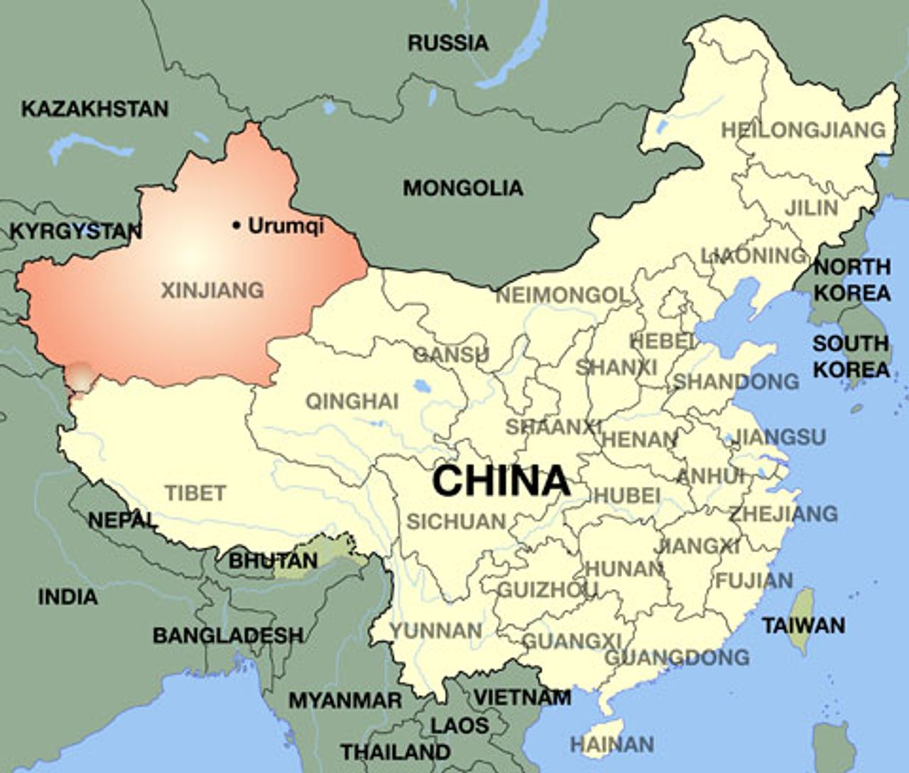 China map