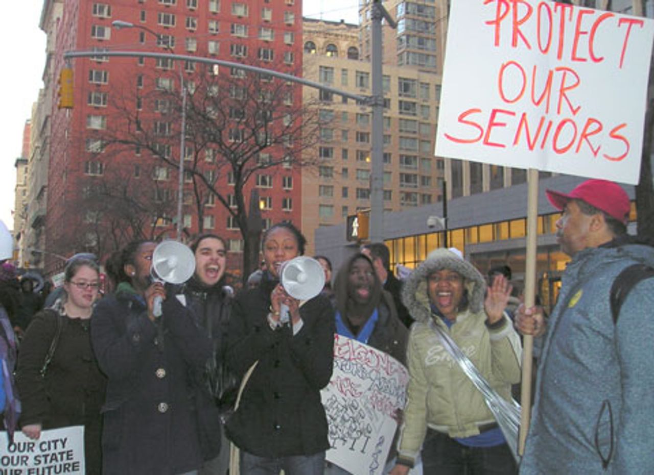 Rally last Thursday outside New York City Hall