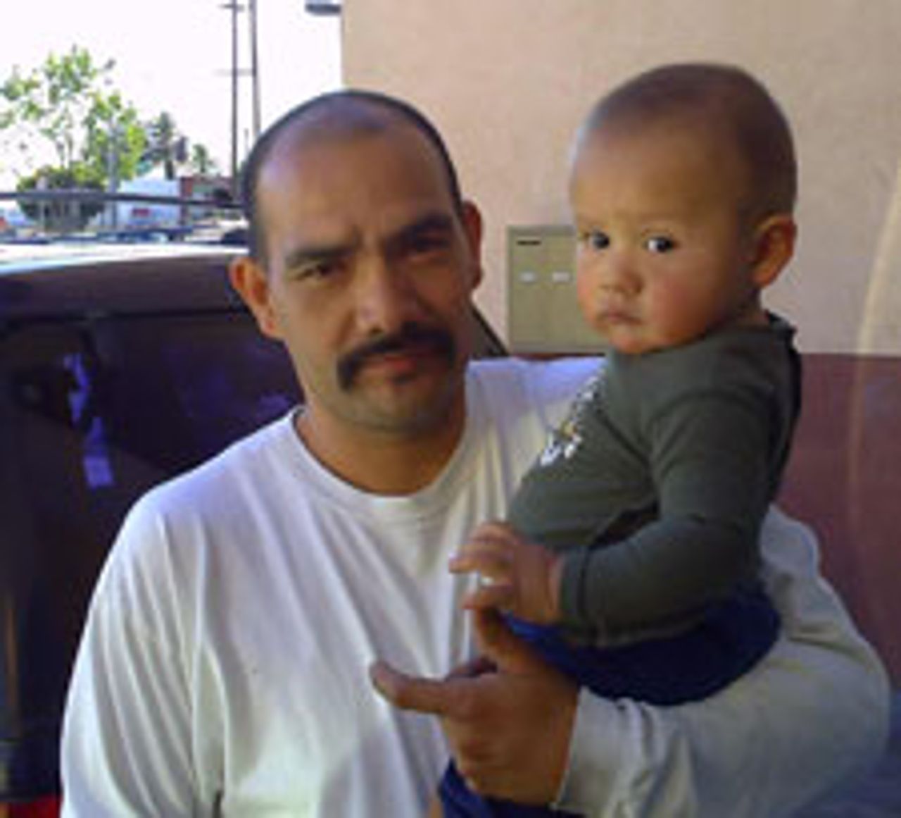 José Cejas and his son