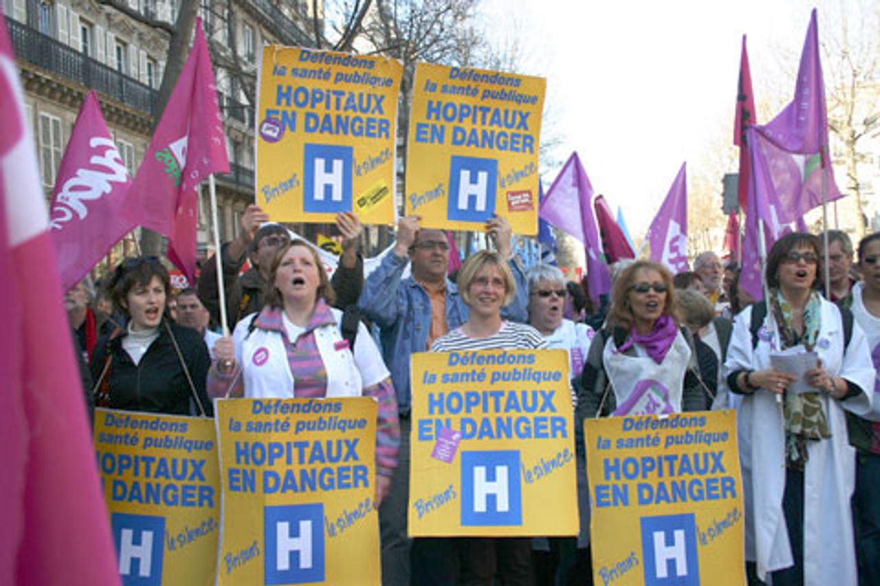 Health care protest