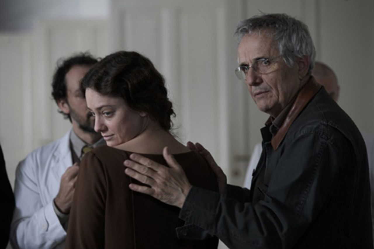 Director Marco Bellocchio (right) with Giovanna Mezzogiorno