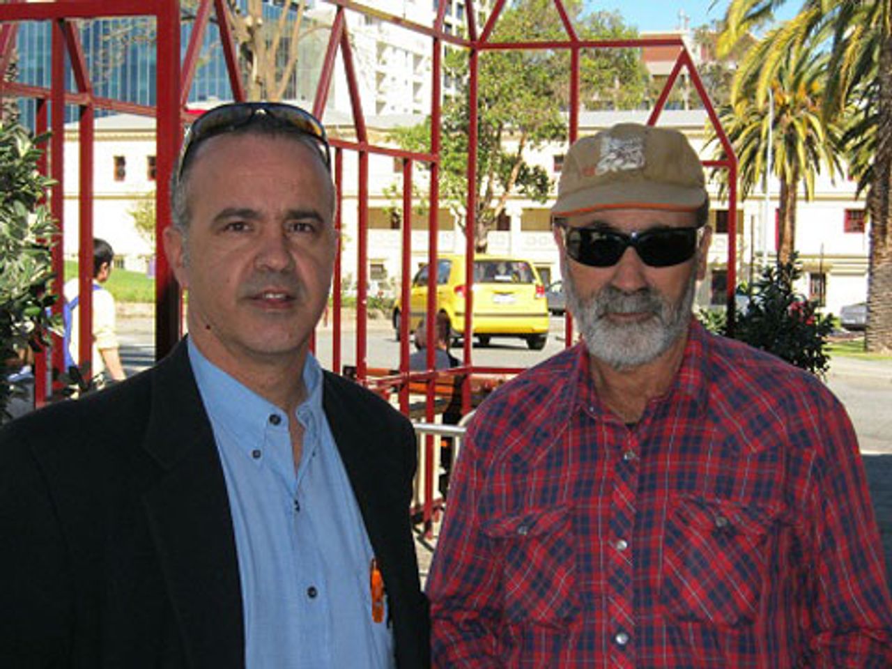 Augustine with Joe Lopez