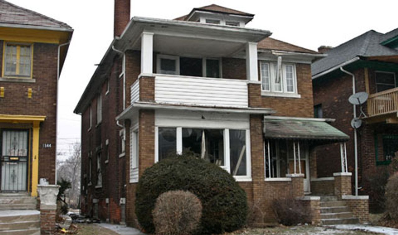 Detroit house fire