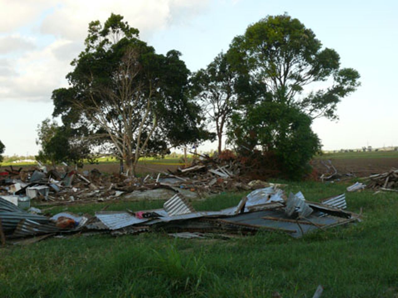 Remains of Wendy Smith's home