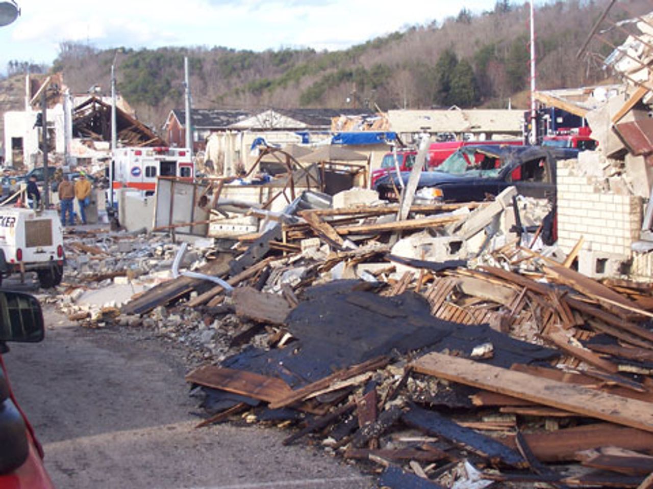 Photo story West Liberty, Kentucky virtually destroyed by storm
