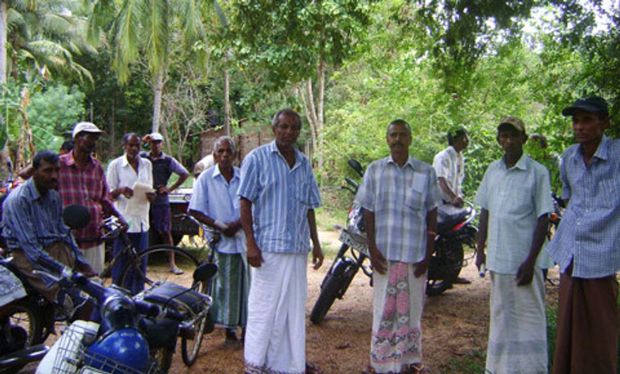 Farmers from Kaudulla C division