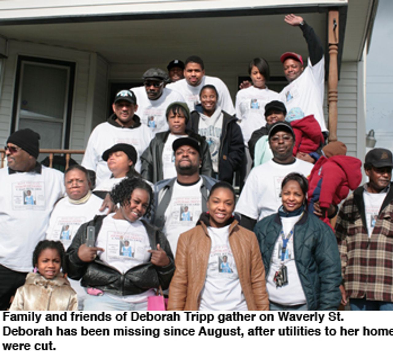 The family and friends of Deborah Tripp, missing since August