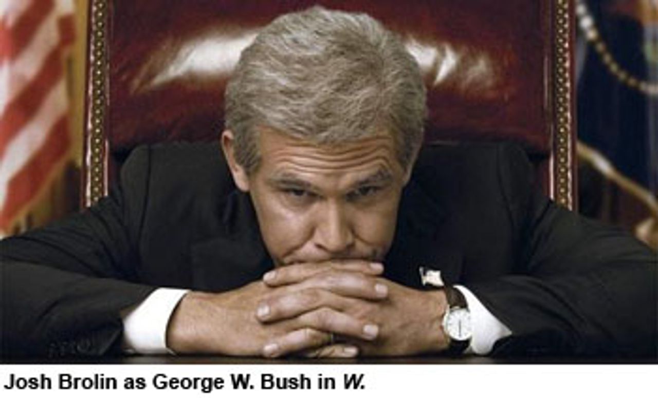 Josh Brolin as George W. Bush in W.