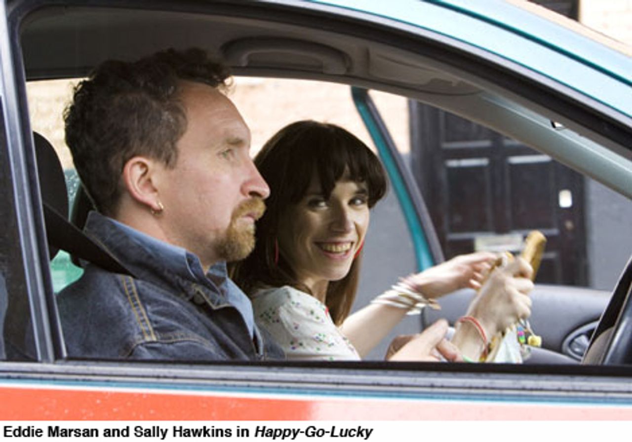 Eddie Marsan and Sally Hawkins in Happy-Go-Lucky