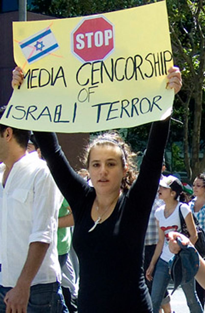 protestor in Sydney