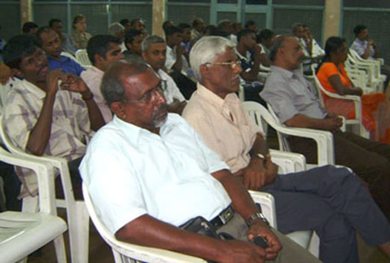 Section of the audience in the meeting