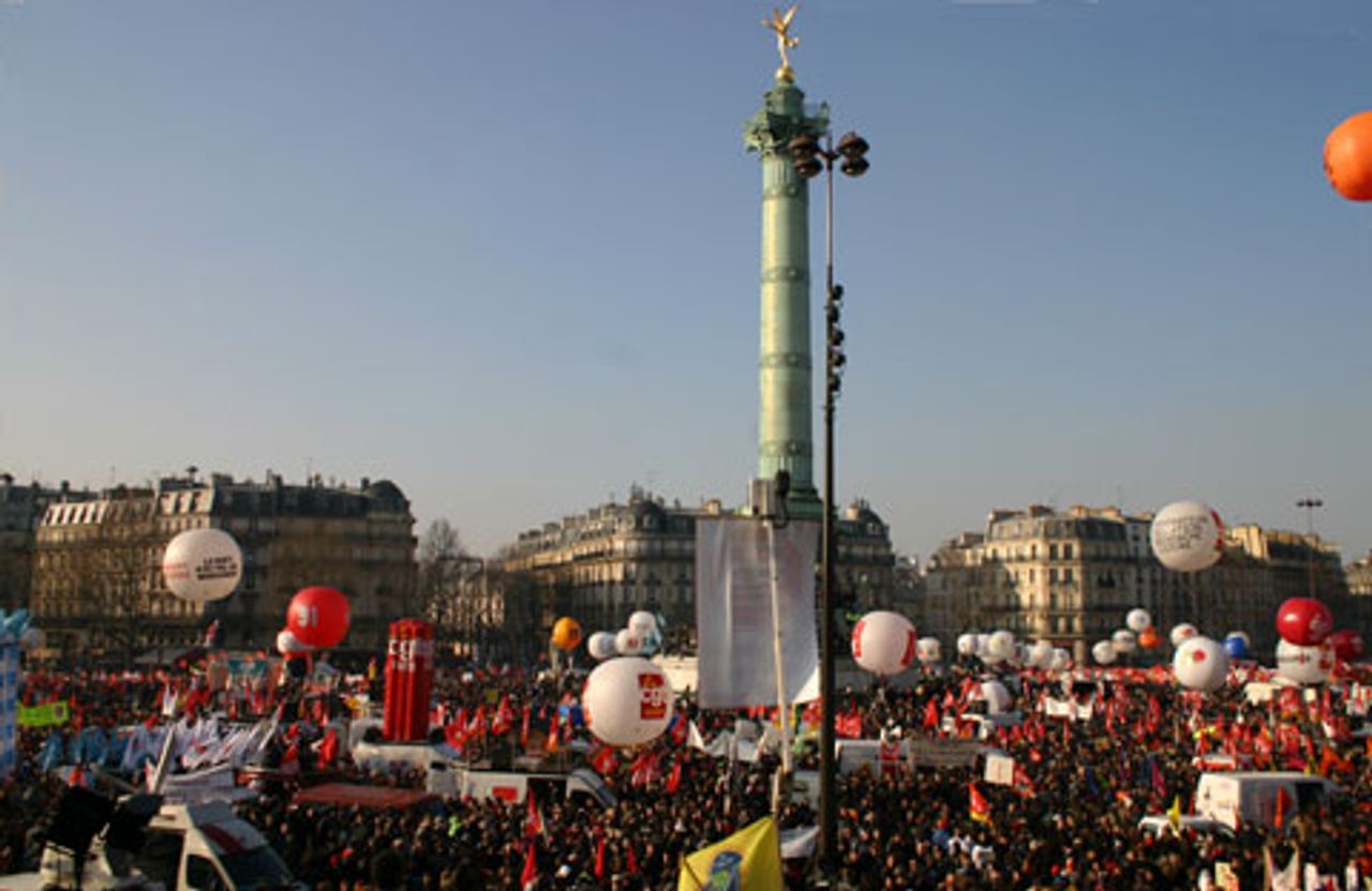French demonstration