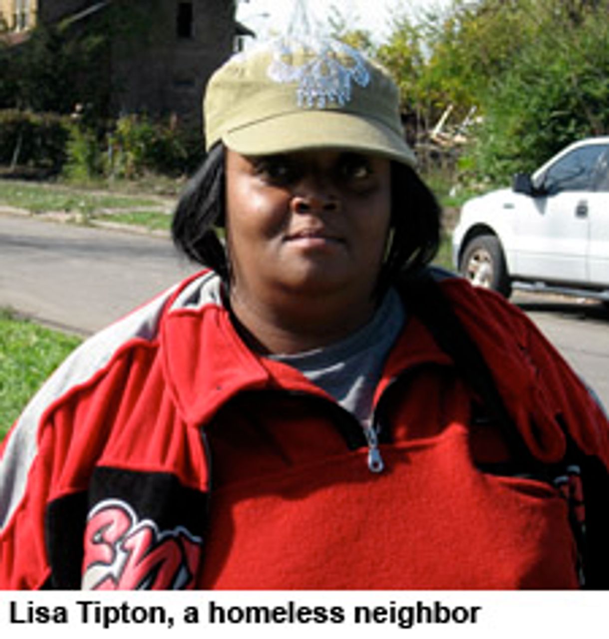 Lisa Tipton, a homeless neighbor