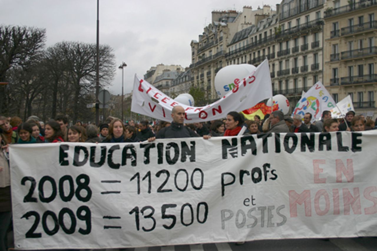 French education protests
