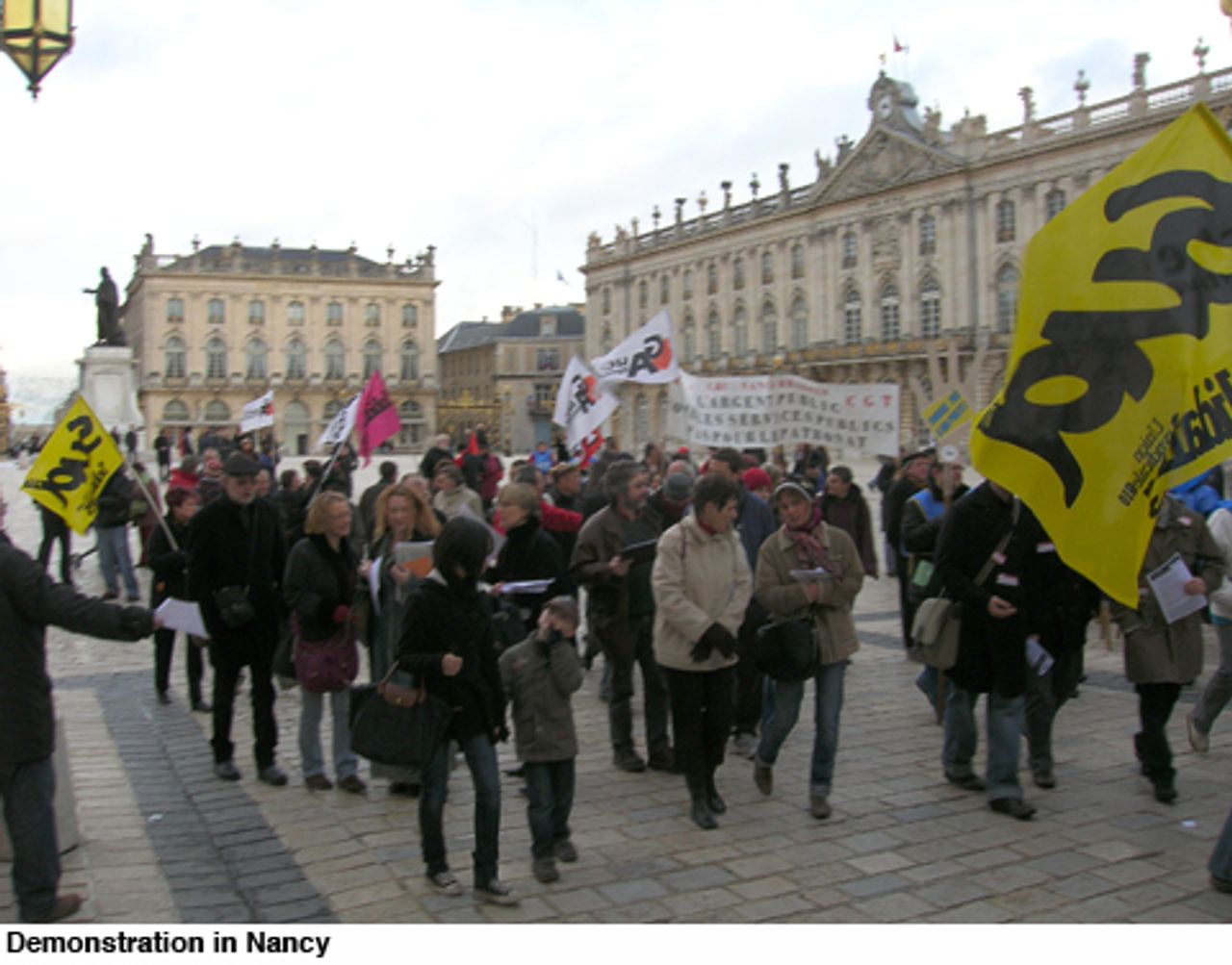 Demonstration in Nancy