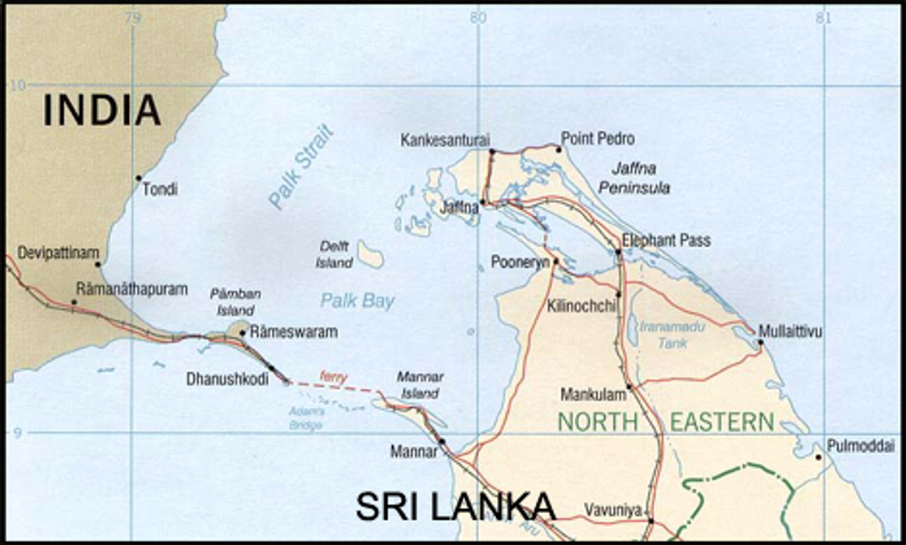 Sri Lankan war zone